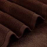 Utopia Towels 4 Piece Bath Towel Set 69x137 cm 100% Ring Spun Cotton Brown view 9