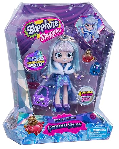 Moose Shopkins Shoppies Gemma Stone Doll in Kenya Whizz Dolls