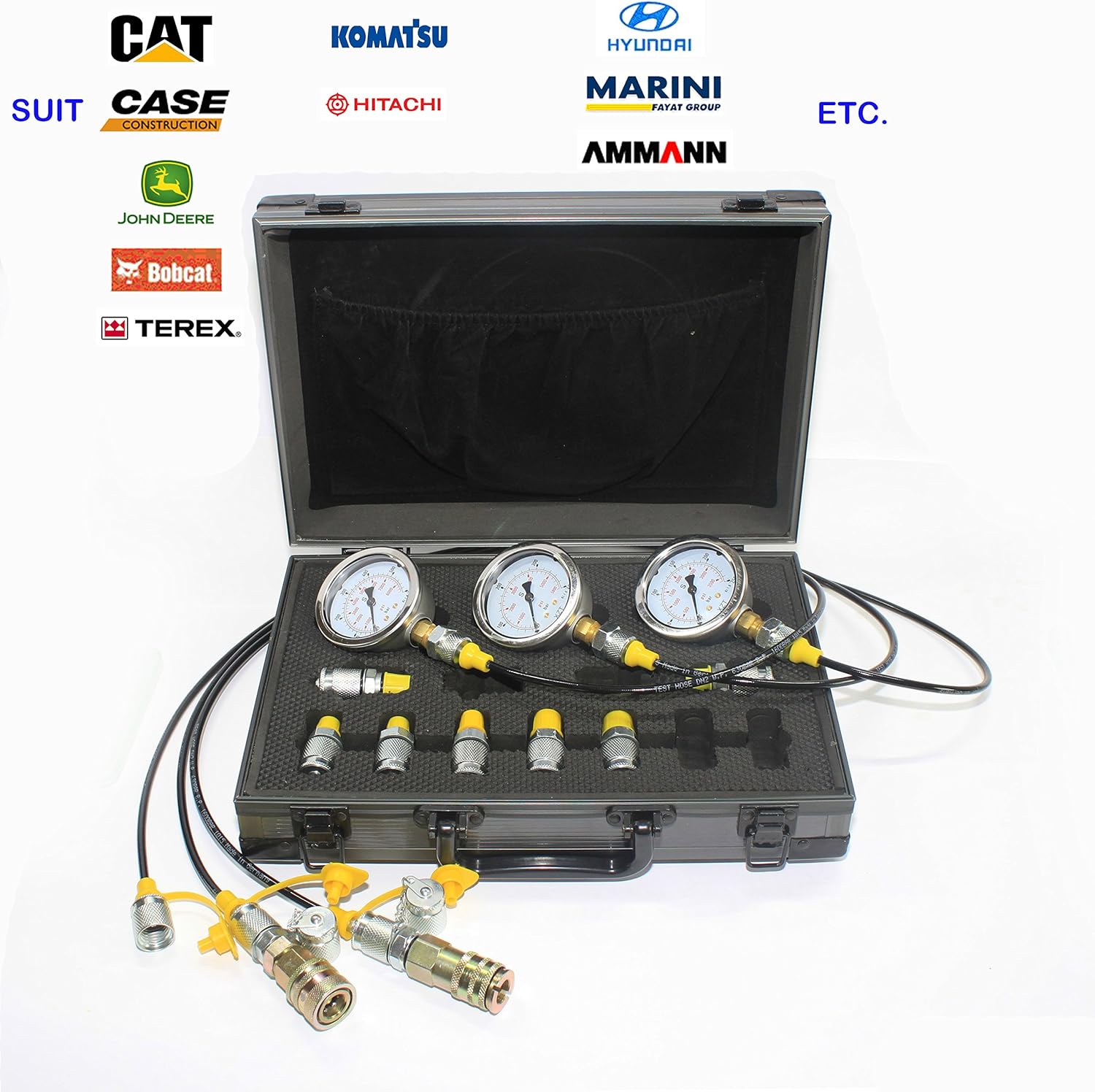 XZT 70M Digital Hydraulic Pressure Test Coupling Kit - View #8
