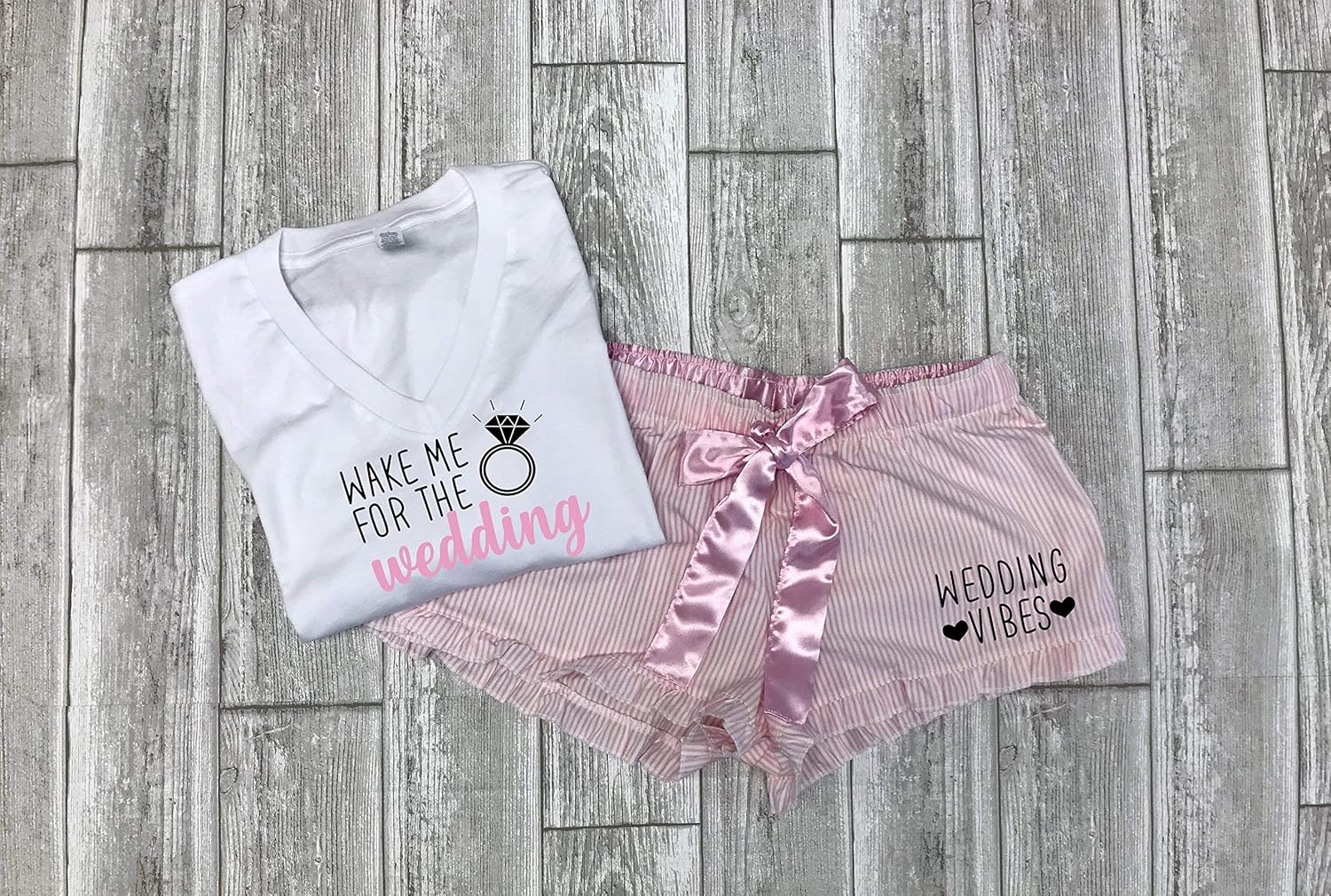 Custom Bride Pajamas Bridal Shower Gift