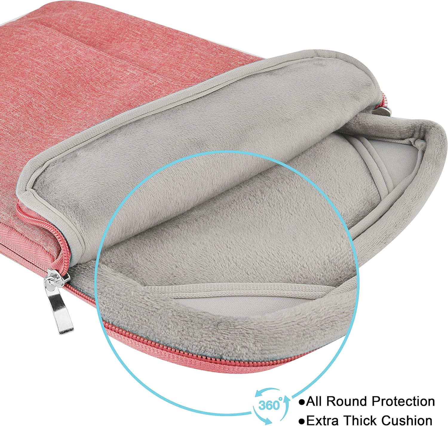 KECC Laptop Case Compatible with MacBook Air 13" Retina (2020/2019/2018, Touch ID) w/Keyboard Cover + Sleeve + Screen Protector (4 in 1 Bundle) Plastic Hard Shell Case A1932 (Red Fabric): Computers & Accessories