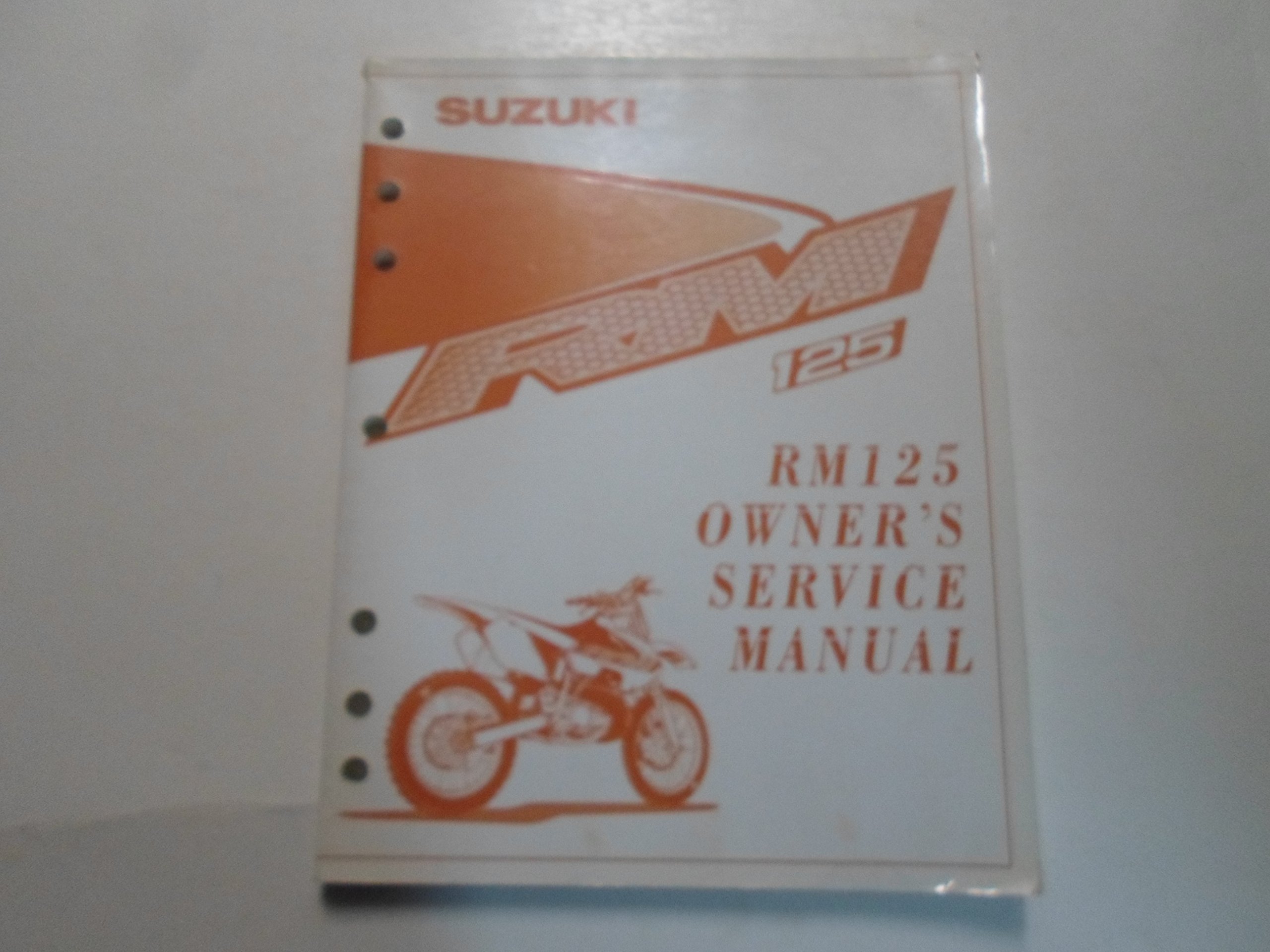 2000 Suzuki RM125 Owners Service Manual MINOR WEAR Paperback – 1999