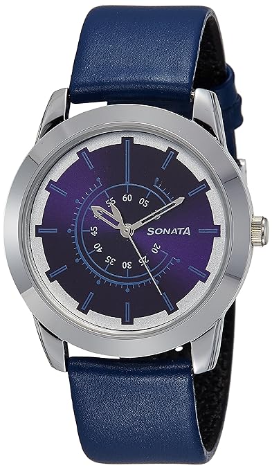 Analog Blue Dial Mens Watch -NK7924SL08