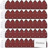 Coceca Mouse Detail Sander Sandpaper Sanding Paper Assorted Sanding Pads 40 80 120 180 240 Grits (50pcs Mouse Sandpaper)