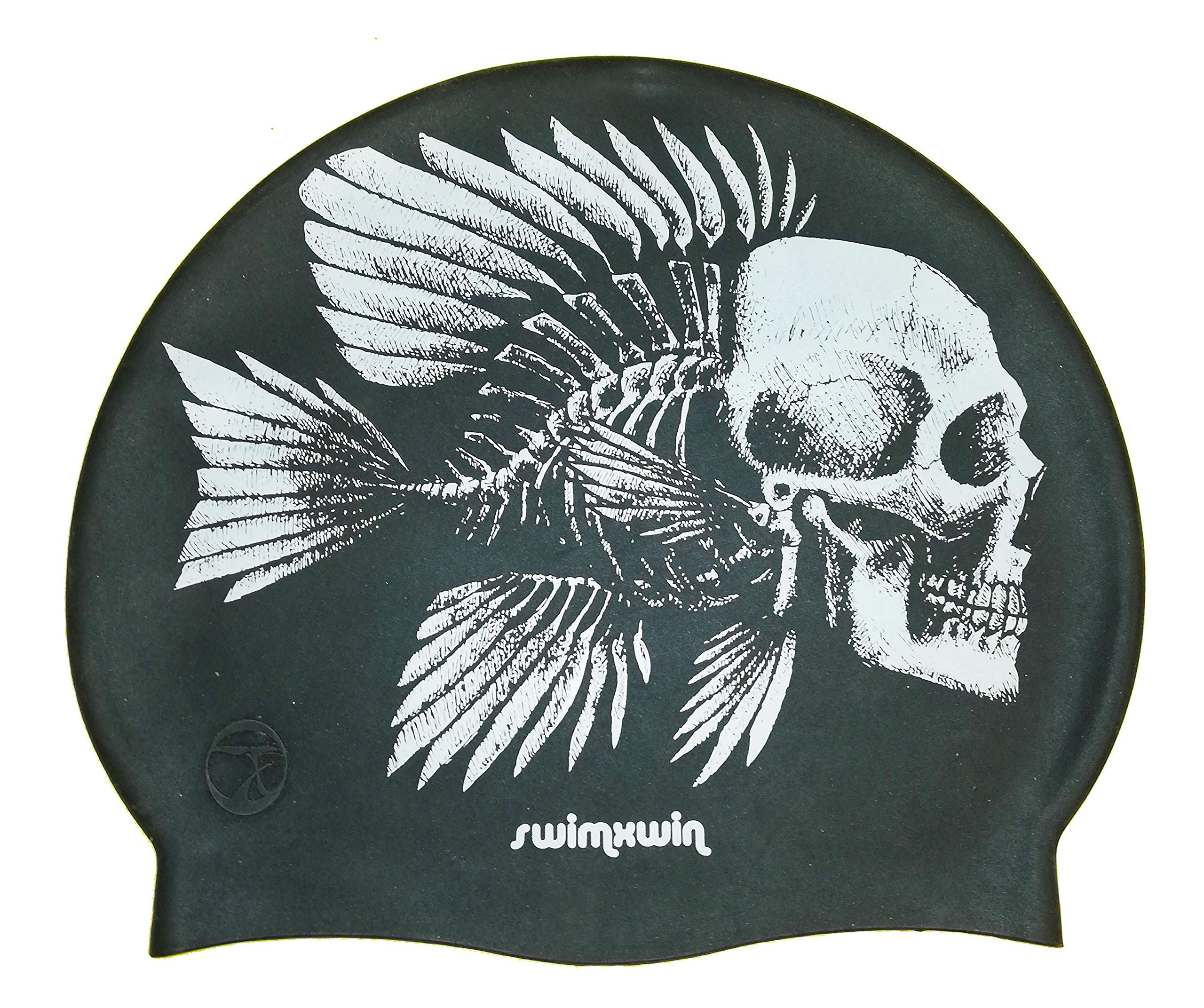 Born to Swim Silicone Swimming Cap | Fantastic Pool Cap | Swim Cap for Men, Woman and Kids | Comfort and Fit | Italian Design and Style