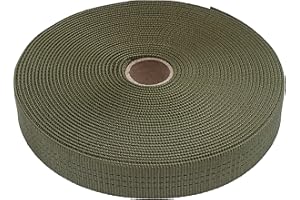 GM CLIMBING 1 inch Nylon Tubular Webbing Tape CE UIAA Certified 4000lb Heavy Duty for Climbing Rescue Rope Works Survival Outdoor General Purposes