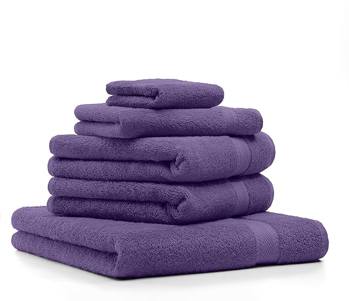 Toallas moradas | Toallas de baño y de playa de calidad