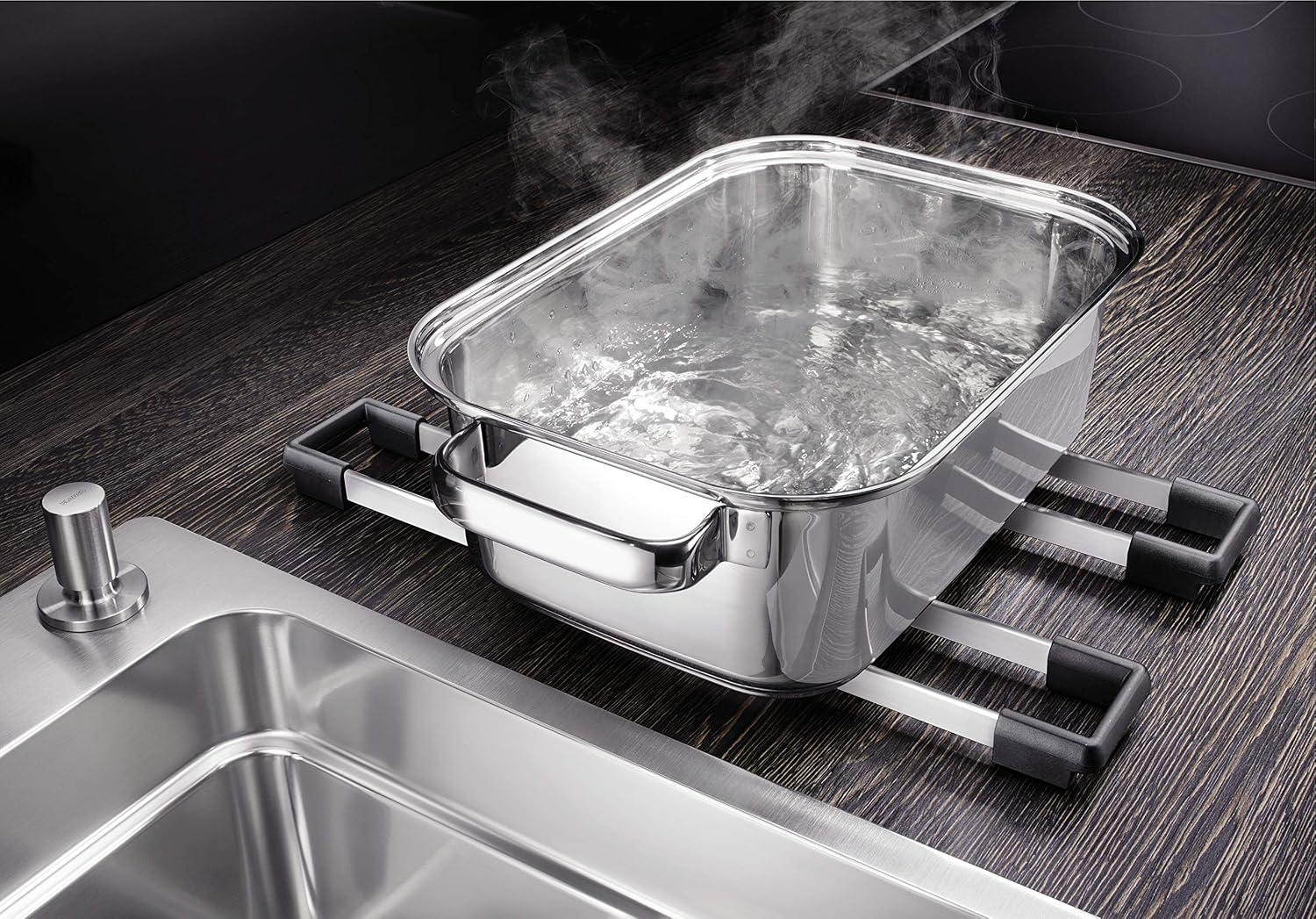BLANCO ETAGON 521748 AA8500-IF/A Base Cabinet Sink for 60 cm Base Cabinet, Stainless Steel Satin Finish - Image 4