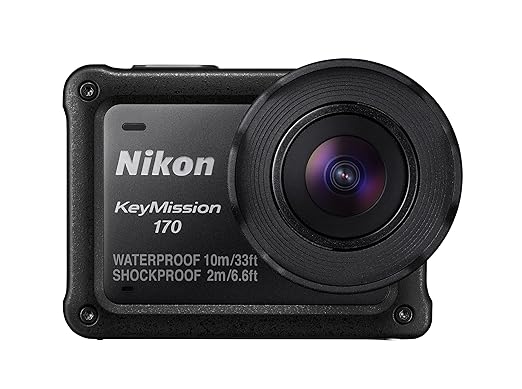title=Nikon KeyMission 170 Action Camera, Nero