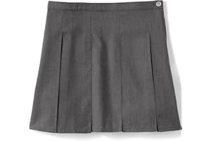 Lands' End School Uniform Girls Solid Box Pleat Skirt Top of Knee