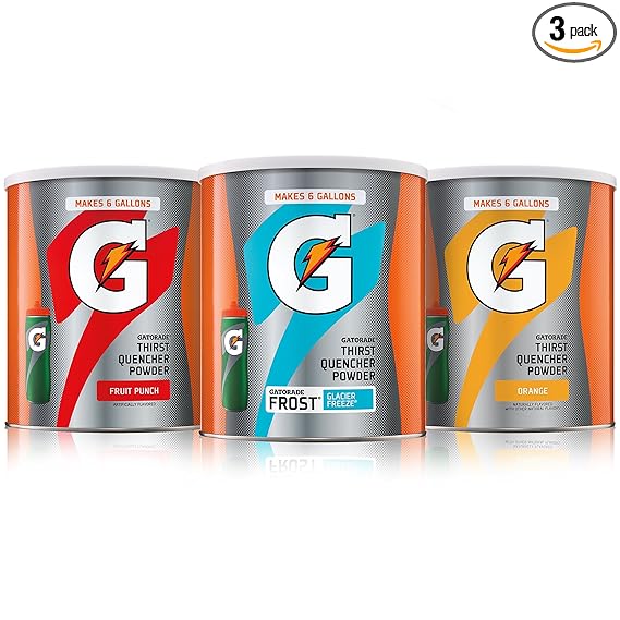 Amazon Com Gatorade Thirst Quencher 51oz Powder Variety Pack Pack Of 3 Grocery Gourmet Food