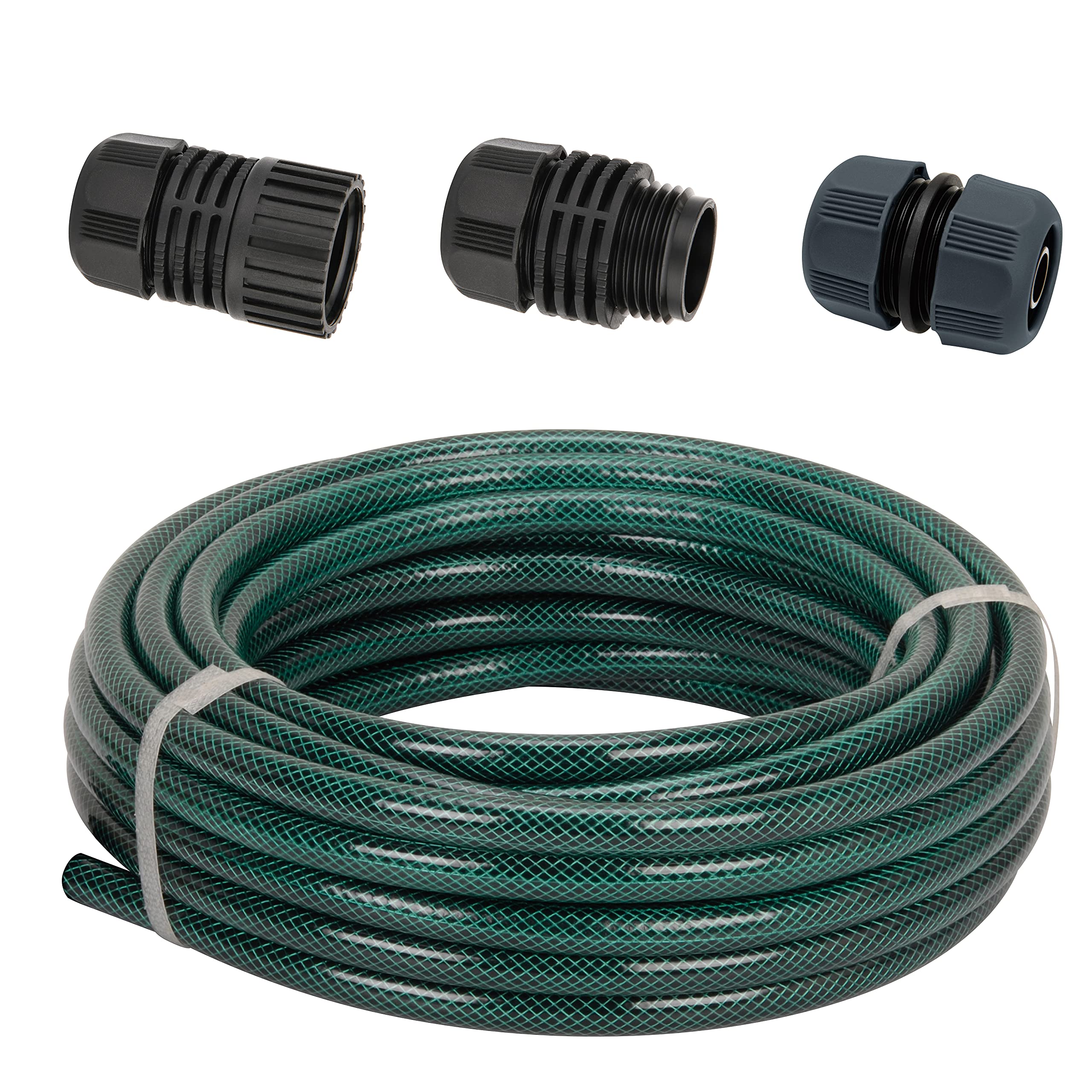 Photo 1 of Eden 94051 Rubber Garden Hose 1/2 in. x 50 ft, DIY Hose Set