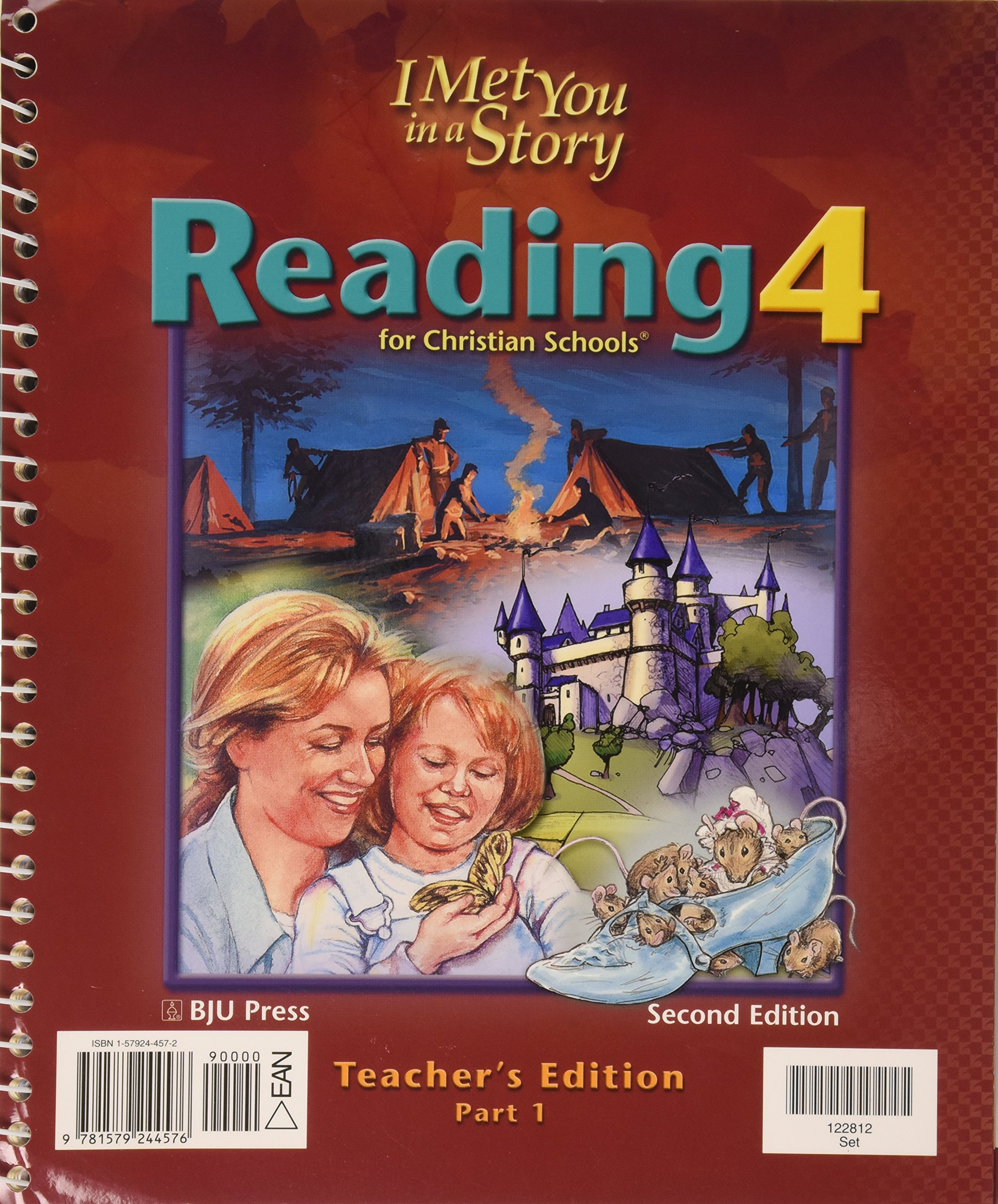 Reading 4 for Christian Schools: I Met You in a Story, Teacher's Edition,  Parts 1 & 2 Paperback – 2000