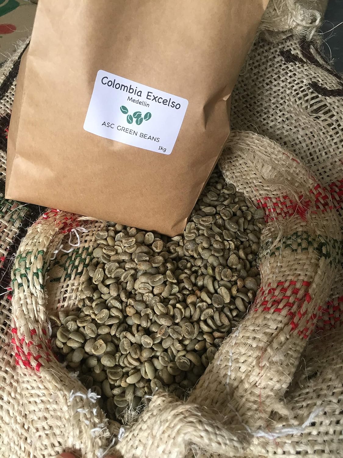 Colombian Excelso Green Coffee Beans Unroasted Perfect for Home