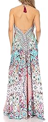 Sakkas 1817 - Lizi Womens Maxi High-Low Halter