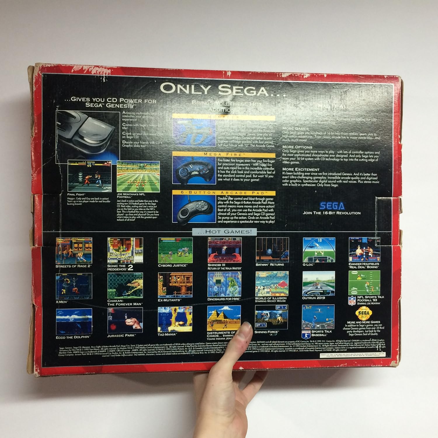 Sega Genesis 2 Console Sonic the Hedgehog 2 Bundle Pack: Video Games