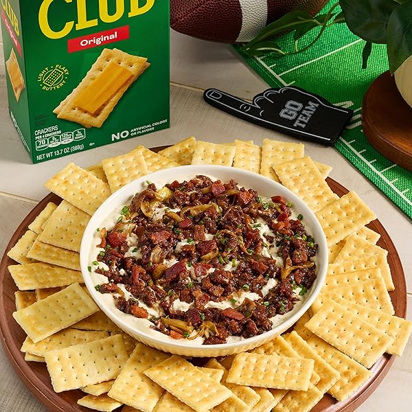 CLUB SNACK STACKS CRACKERS, LUNCH SNACKS, ORIGINAL, 12.5OZ BOX (6 STACKS)