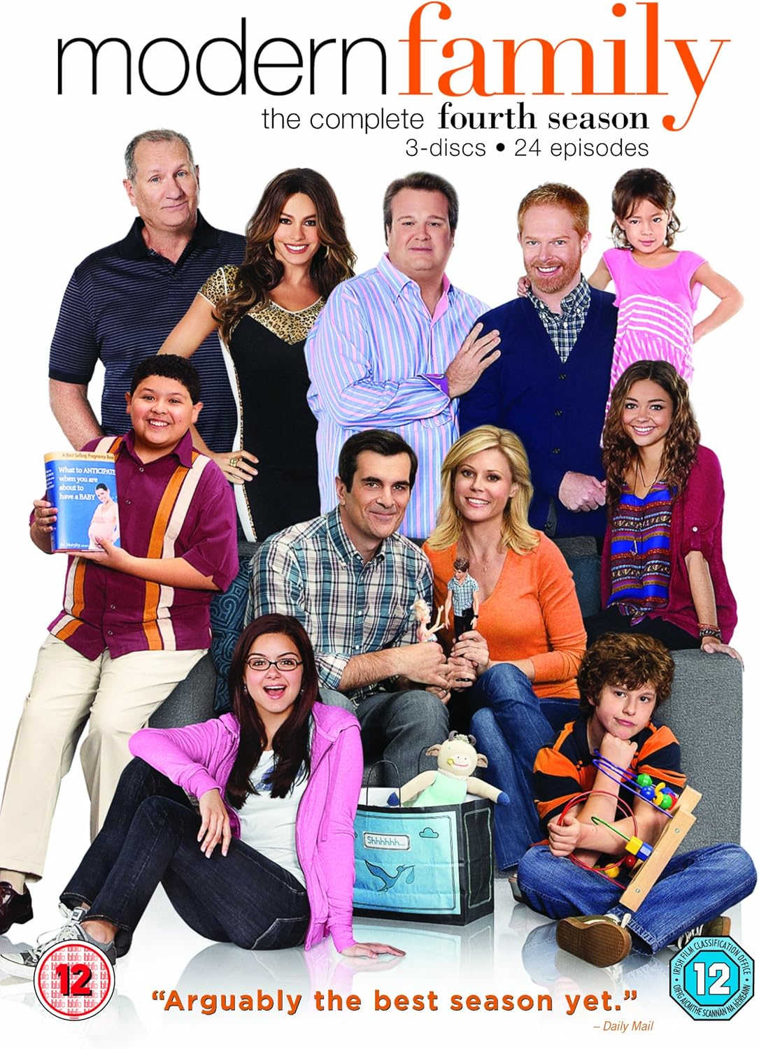 Modern Family Season 4 Dvd Amazon Co Uk Ed O Neill Sofia Vergara Julie Bowen Ty Burrell Jesse Tyler Ferguson Ed O Neill Sofia Vergara Dvd Blu Ray