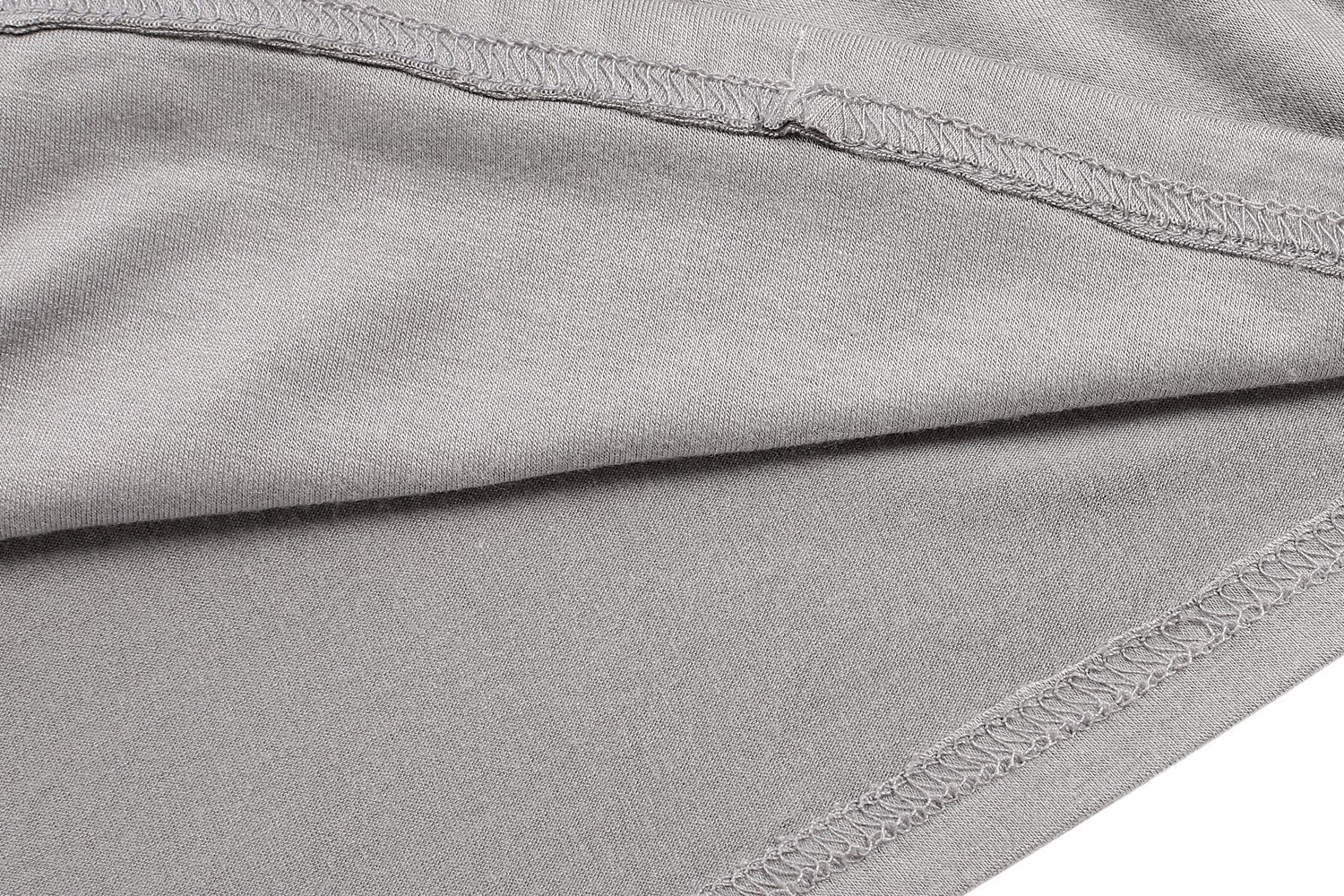 Zeagoo Women Backless Long Sleeve Solid Crop Tops Blouse Gray