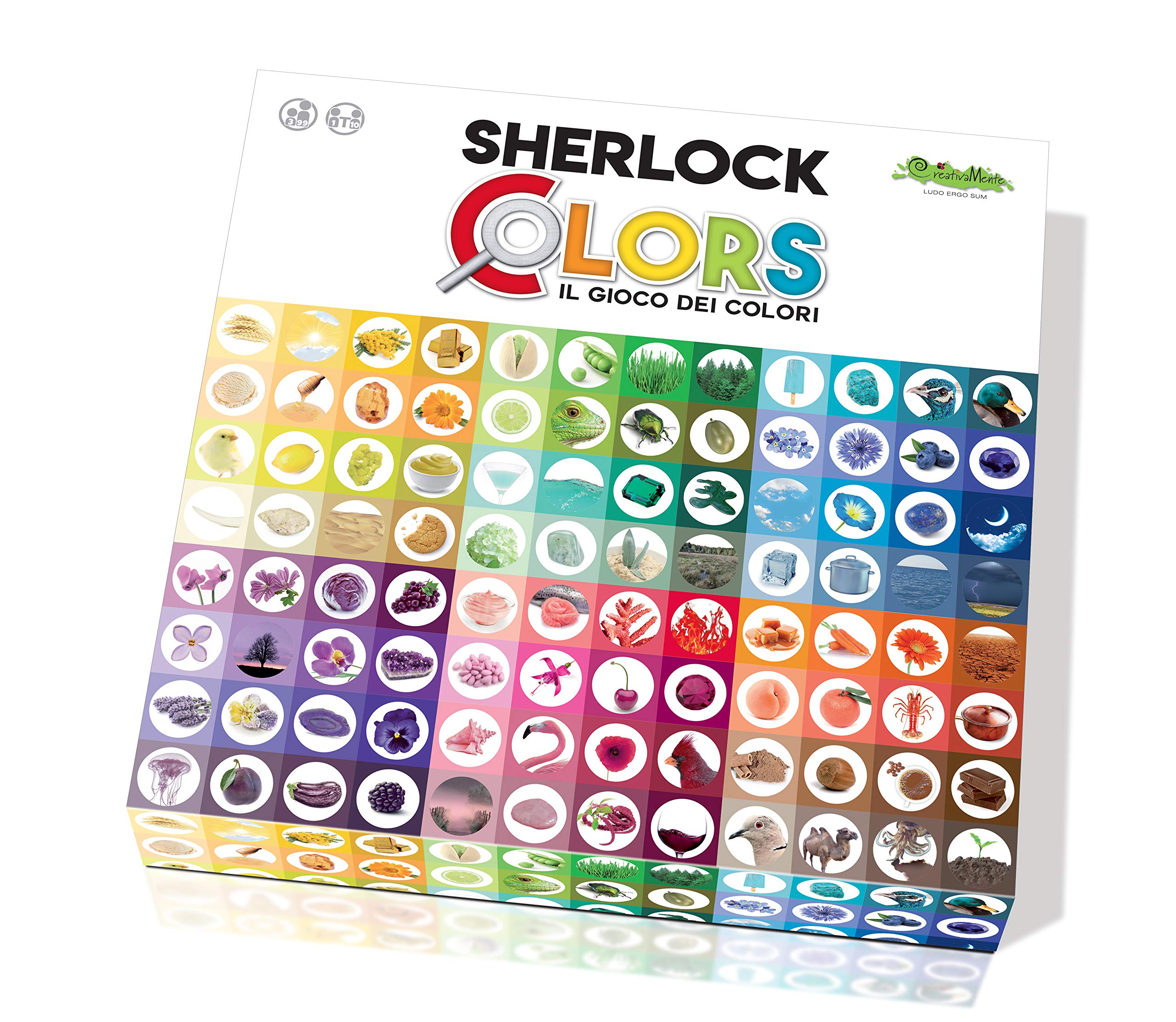 CreativaMente - Sherlock Colors-Box Game, Multicolor, 231