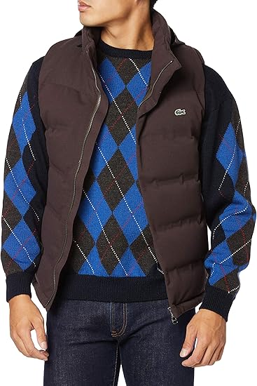 Amazon ラコステ ピケダウンベスト Bh350el メンズ メンズ 通販