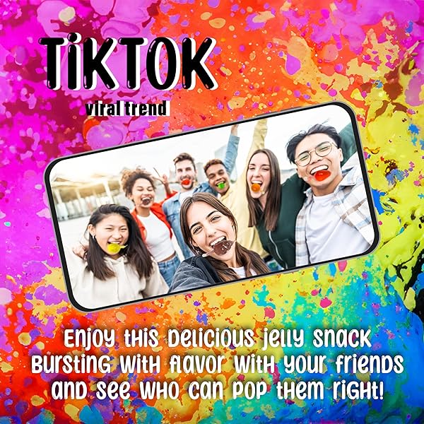 FRUIT JELLY CANDY 24 PIECES – ASSORTED SNACK FRUIT FLAVORS (STRAWBERRY, GREEN APPLE, PINEAPPLE, ORANGE, GRAPE) | TRENDING TIK TOK HIT OR MISS CHALLENGE | TREATS FOR KIDS & ADULTS | PERFECT FOR PARTIES & GIFTS, KOSHER | IMPERIAL DELIGHTS (PINK CAT)