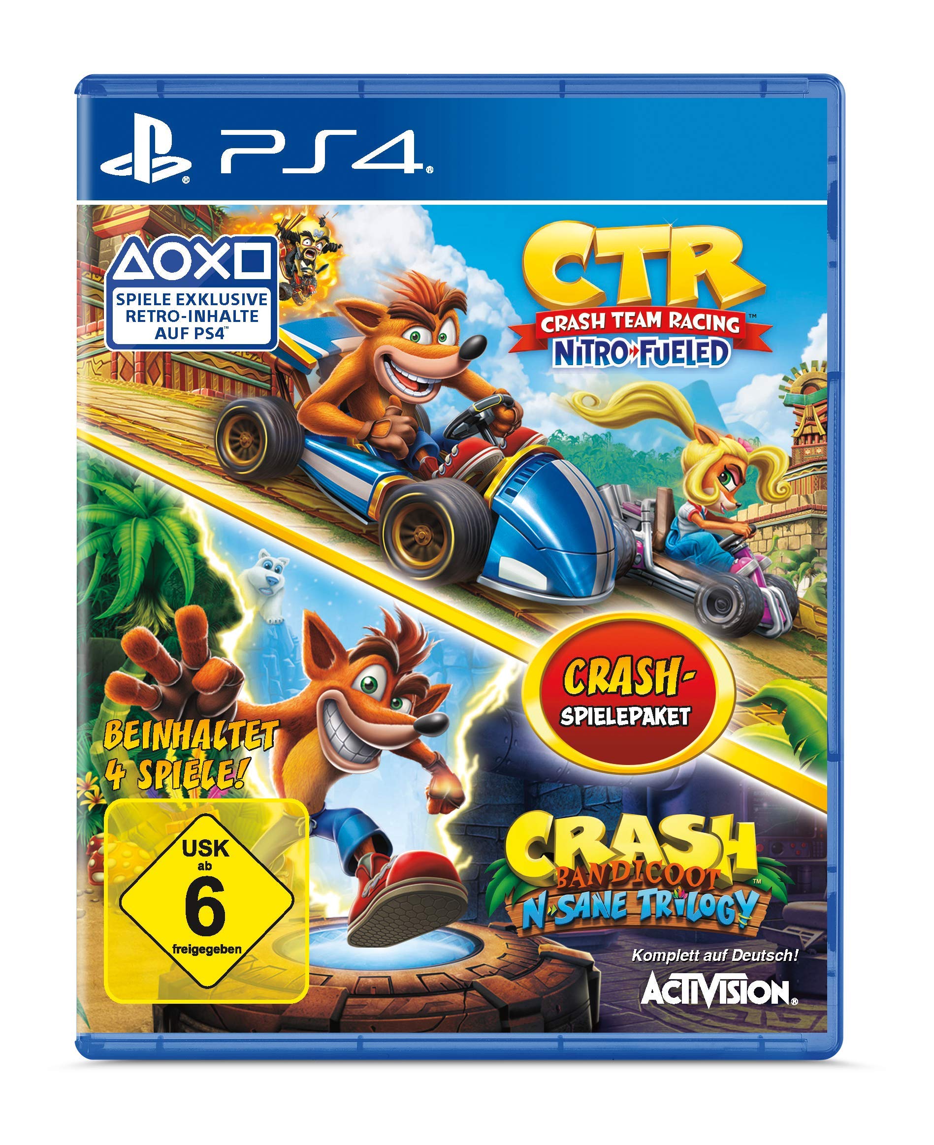 sony ps4 500gb console & crash team racing bundle