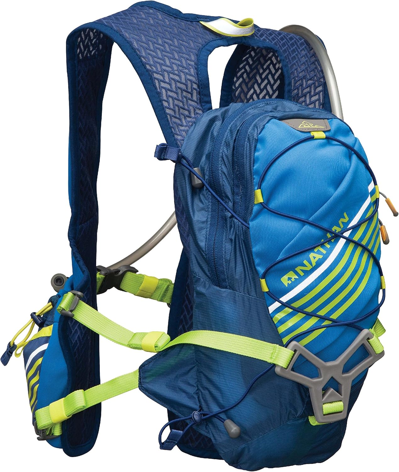 Amazon Com Nathan Zelos 2 Liter Hydration Vest Nathan Blue One Size Running Hydration Packs Sports Outdoors