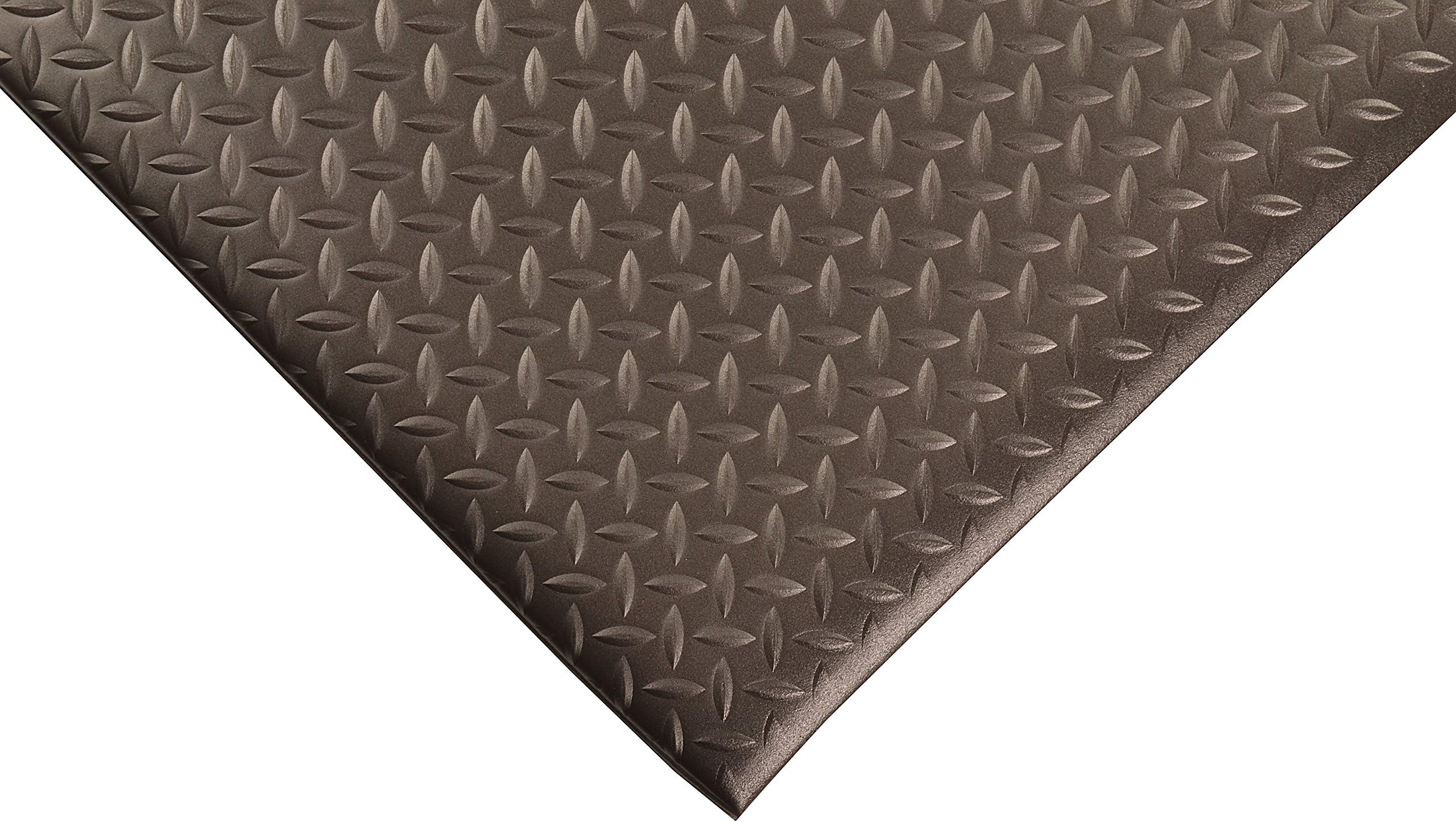 Notrax419 Diamond Sof-Tred™ with Dyna-Shield® 3' x 4' x 1/2" Anti Fatigue Mat, Slip Resistant Diamond Textured Surface, Ideal for Industrial and Commercial Workplaces, Black, 419S0034BL