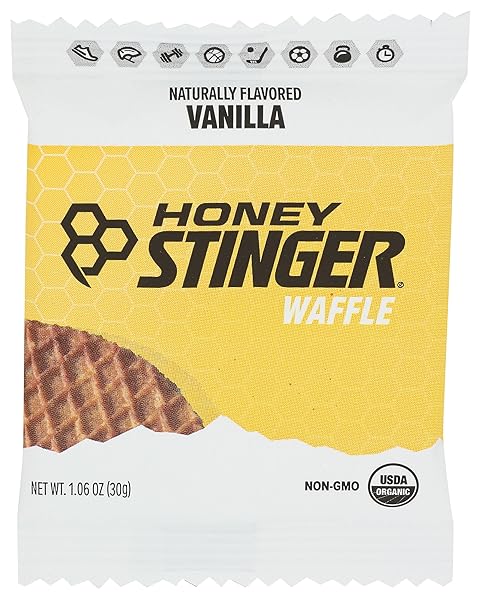 HONEY STINGER, WAFFLE STINGER VANILLA ORGANIC, 1 OUNCE
