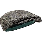 Borges & Scott Nevis Flat Cap - 100% Handwoven Wool – Harris Tweed – Water Resistant