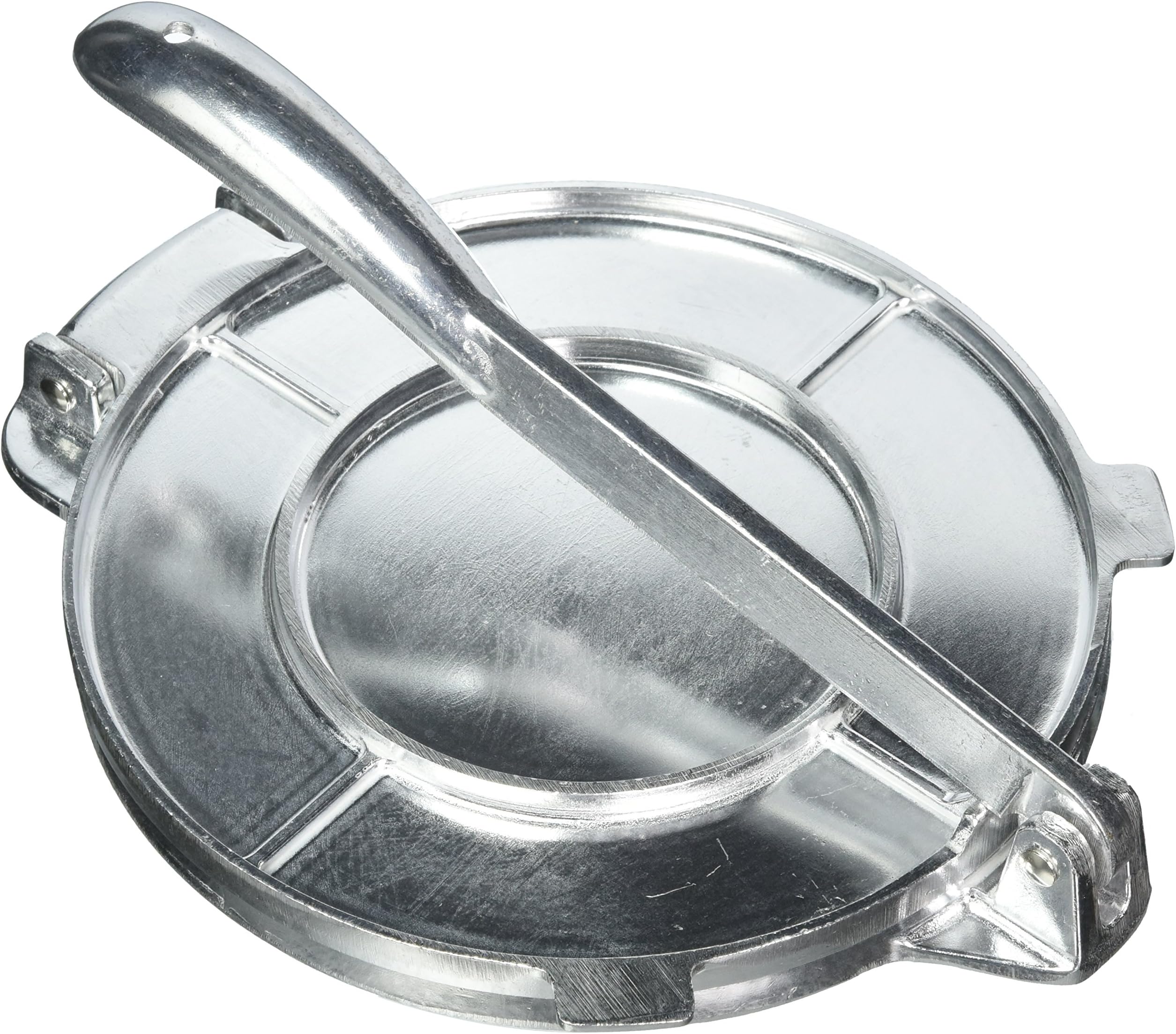 Royal Cook ROY-38022CB 8" Aluminuim Tortilla Press-Silver, Multicolor