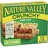 Nature Valley Crunchy Granola Bar Oats 'n Honey, 1.49 oz, 12 ct