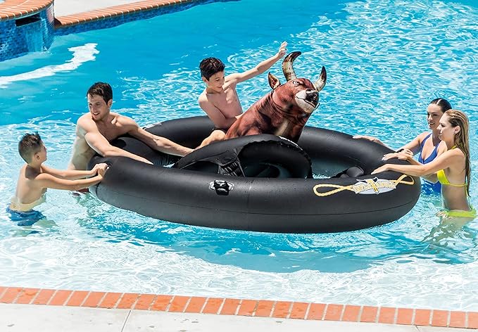 rodeo bull pool float