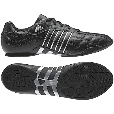 Adidas Kundo II Black Leather Martial Arts Trainers - Black: Amazon.co.uk: Shoes & Bags
