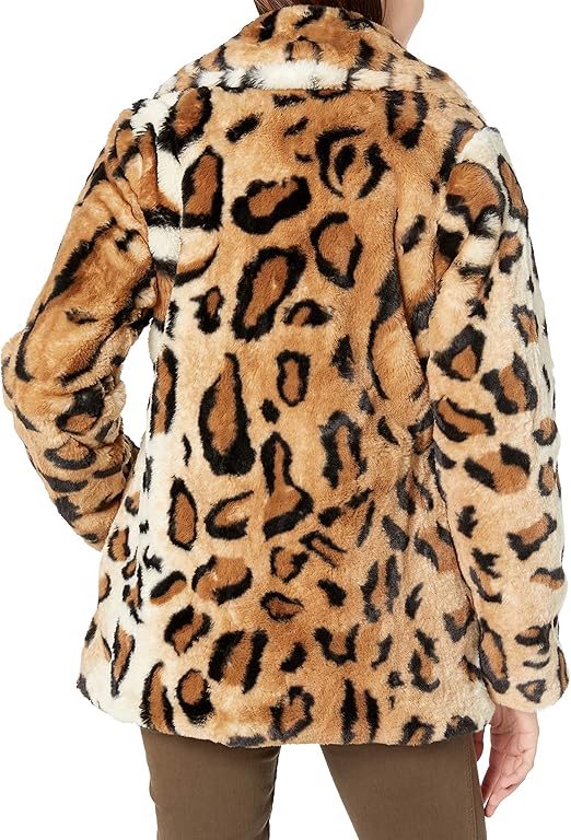 steve madden leopard coat
