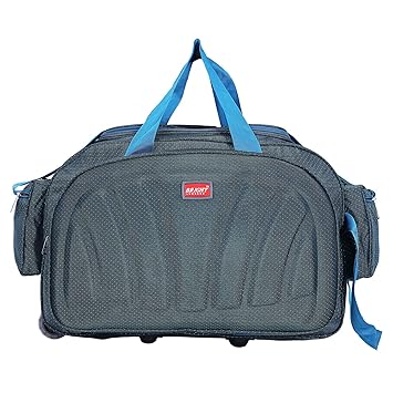 Bright Luggage Bindi Synthetic 40 L 2 Wheeler Waterproof Peacock Duffel Bag with Roller Wheels