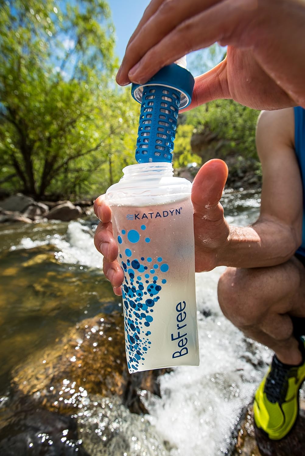 Katadyn BeFree 0.6L Water Filter, Fast Flow, 0.1 Micron EZ Clean Membrane for Endurance Sports, Camping and Backpacking (8019639) : Sports & Outdoors