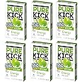 Pure Kick Singles To Go, Jolly Rancher Green Apple, Energy Drink Mix, 6 Sticks Per Box, 6 Boxes (36 Single Servings)