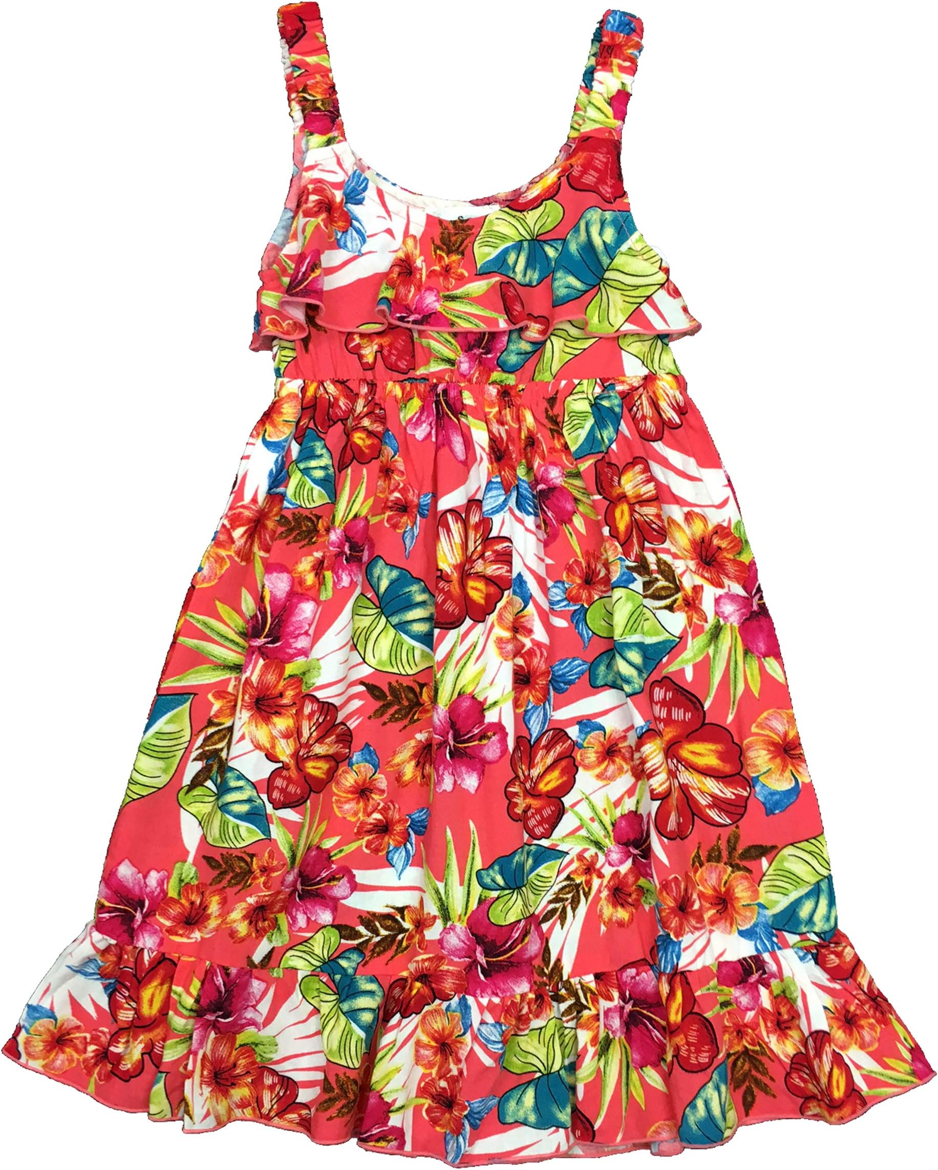 Maui Clothing Toddler Makani Sundress (Coral, 3T)