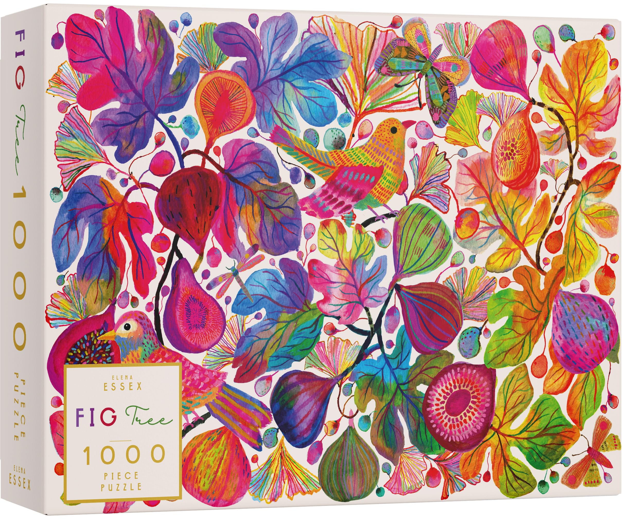 Elena Essex 1000 piece jigsaw puzzles for adults - Fig Tree/puzzle/jigsaw puzzles for adults 1000 / colourful floral bird puzzle/size 68x49cm