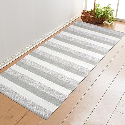 Saral Home Premium Quality Cotton Handloom Made Yoga/Exercise Rugs -70x170 cm