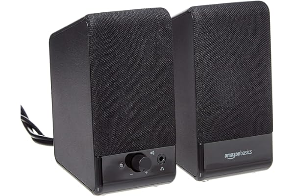 Amazon Basics USB Computer Speakers 1