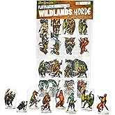 Arcknight Flat Plastic Miniatures: Wildlands HORDE; 31 Unique Wilderness-Themed Enemy Minis for DnD5e and Pathfinder; Affordable, Skinny Figurines for Dungeons and Dragons and other Tabletop RPG games