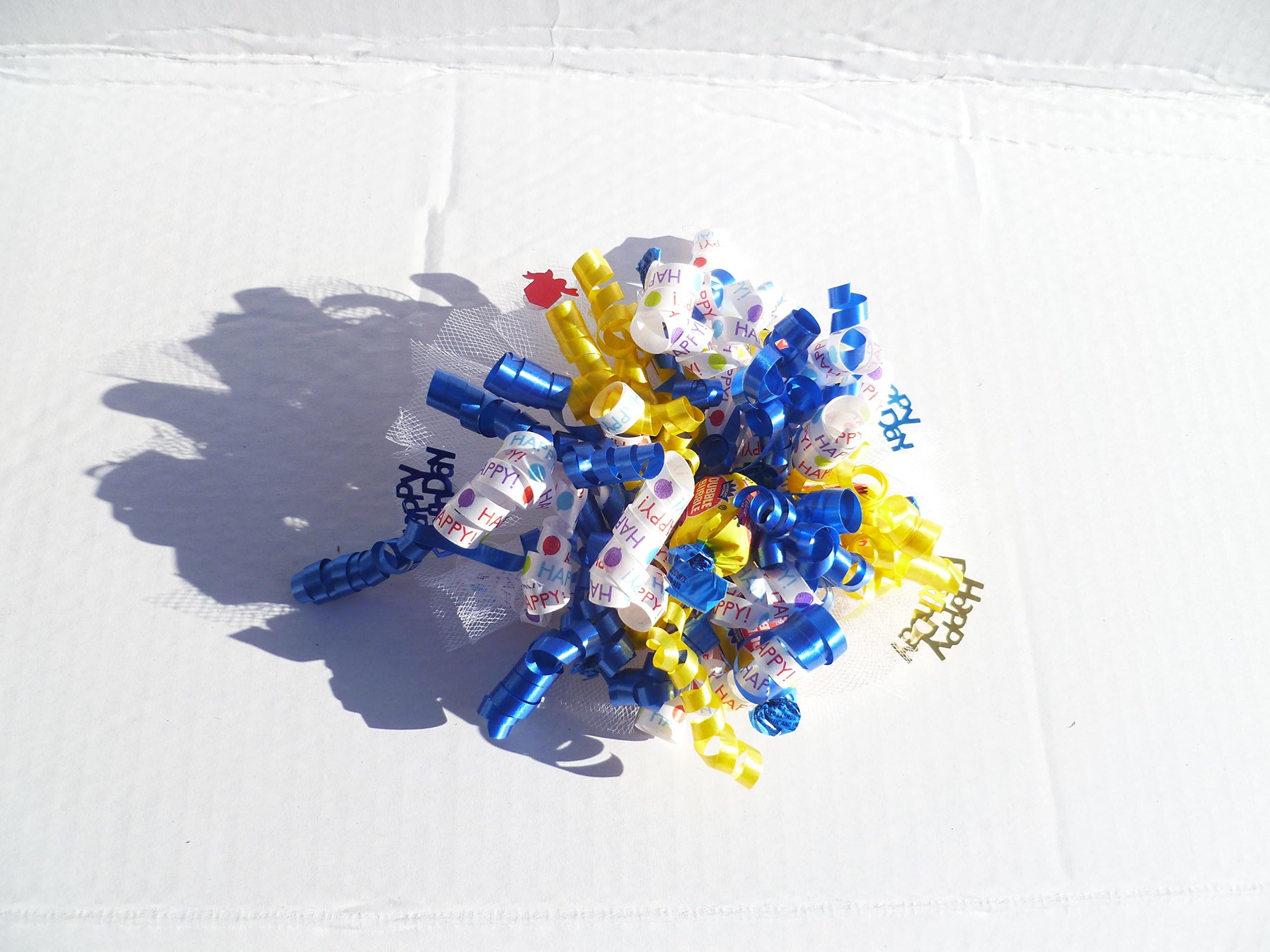 Candy Corsage Happy Birthday Bracelet(Yellow Royal Blue Mix)