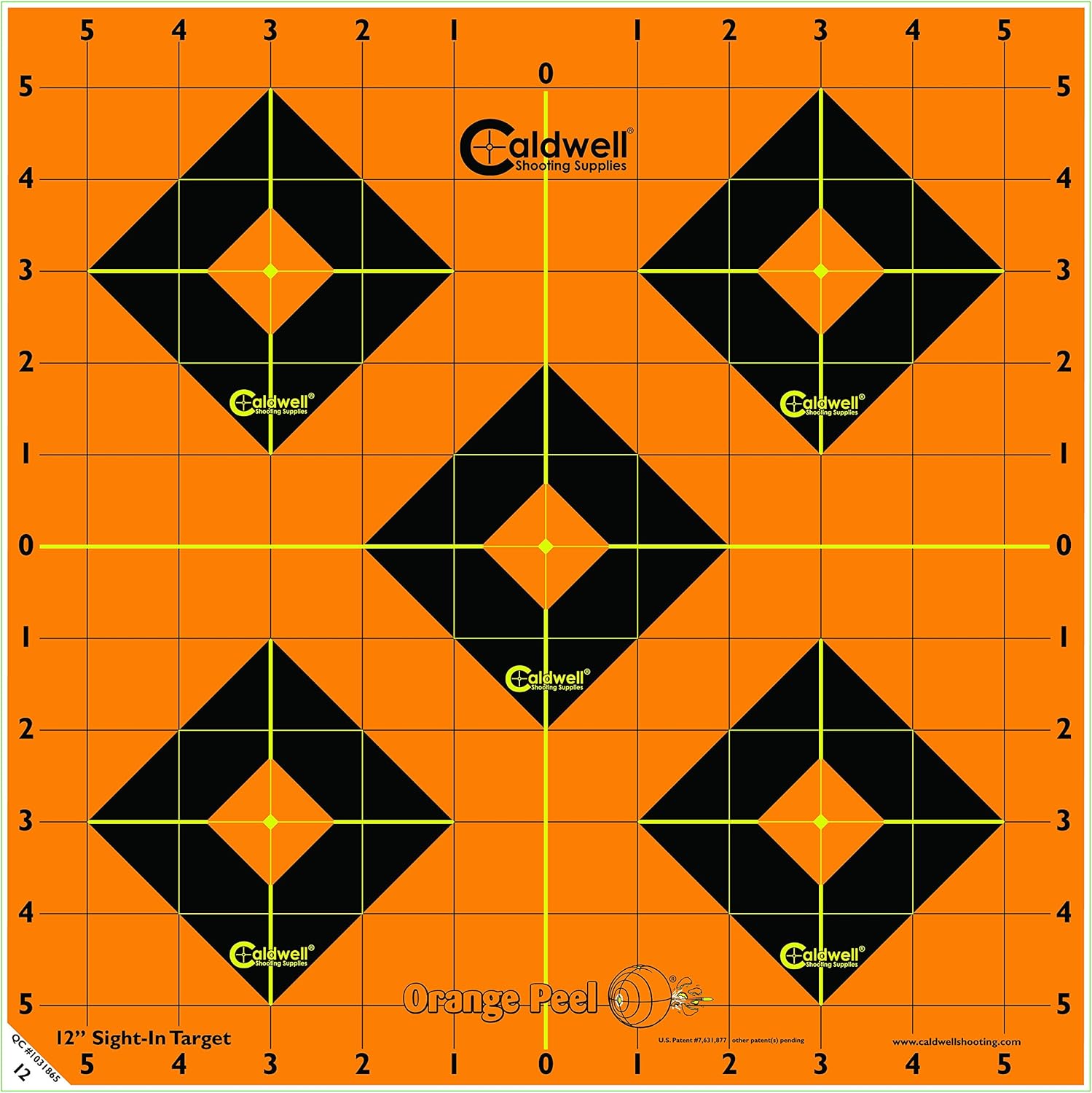 Caldwell Orange Peel 12 Inch Sight-In Targets, 5 Pack : Hunting Targets And Accessories : Sports & Outdoors