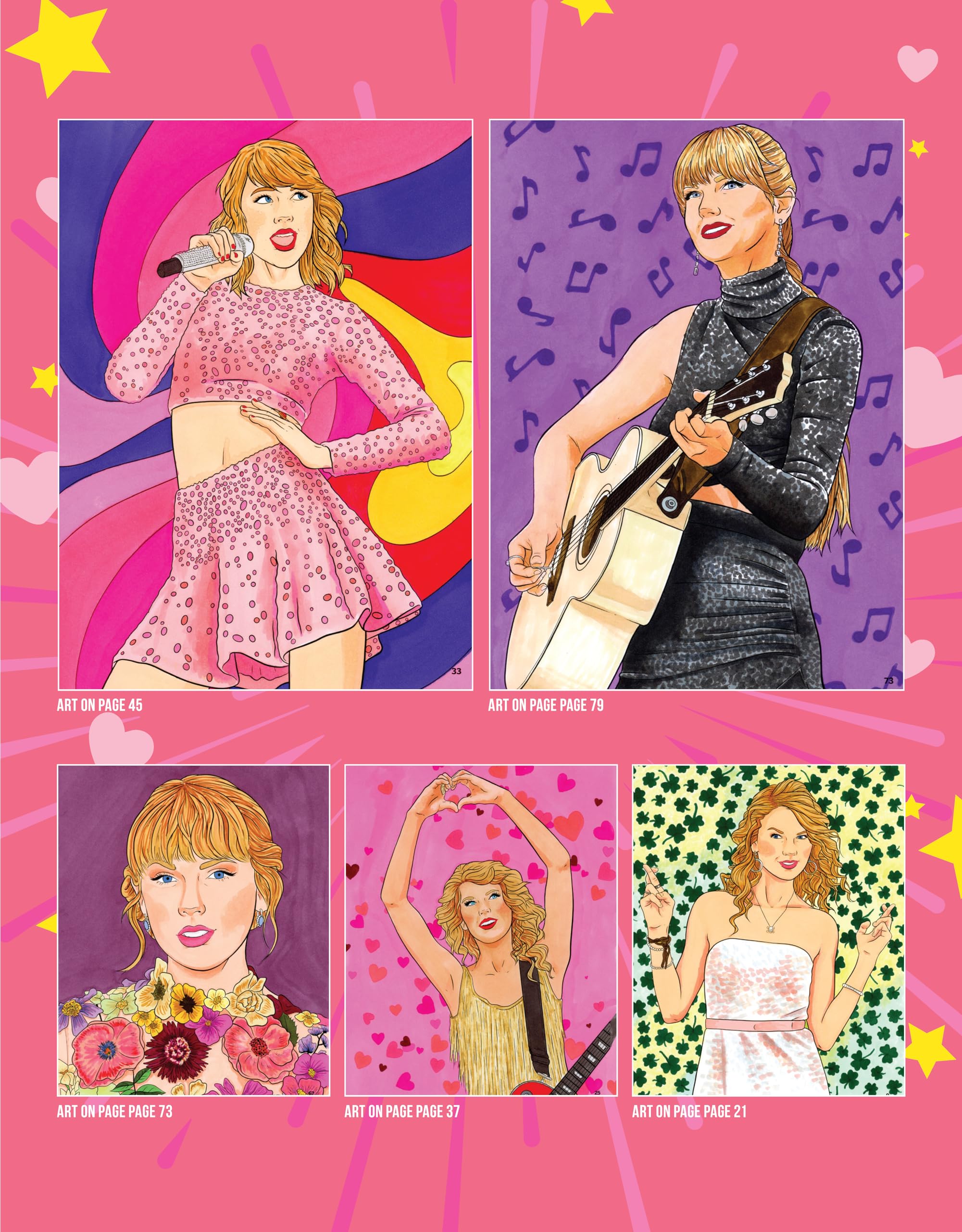 SUPER FAN-tastic Taylor Swift Coloring & Activity Book: 30+ Coloring Pages, Photo Gallery, Word Searches, Mazes, & Fun Facts (Design Originals) For Swifties of All Ages - Perforated Pages