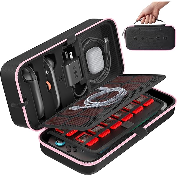 Amazon.com: Switch Ring fit Adventure Case- Hard Shell Carry Bag