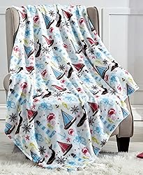 Elegant Comfort Lightweight Printed Throw
