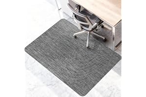 Azadx Office Chair Mat for Hardwood Floor 36" x 48" Heavy Duty Chair Mat for Hardwood Floors Slip Resistant Floor Protector for Home Office Computer Desk Chair Mat for Rolling Chairs, Dark Grey